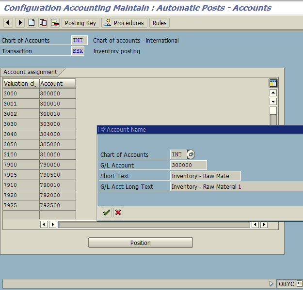 sap movement type account assignment table